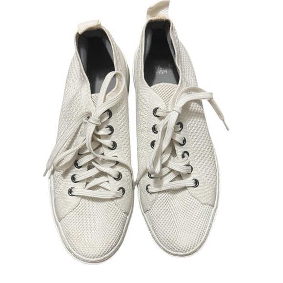 Eileen Fisher white sneakers size 9. Classic neutral minimalist quiet luxury - Picture 1 of 8